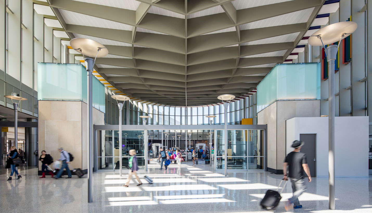 The Hub at Austin Bergstrom International Airport is a finalist in Interior Design Magazine's 2016 Best of Awards. - 