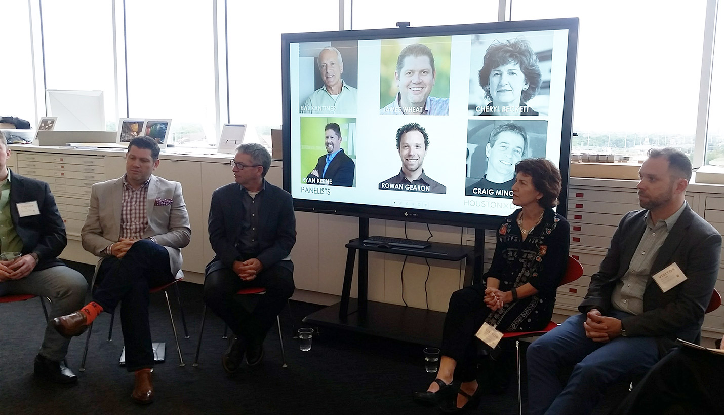 Page Associate Principal David Euscher moderated a panel discussion on Intersections - Graphic Design and Experience in the Built Environment. - Page