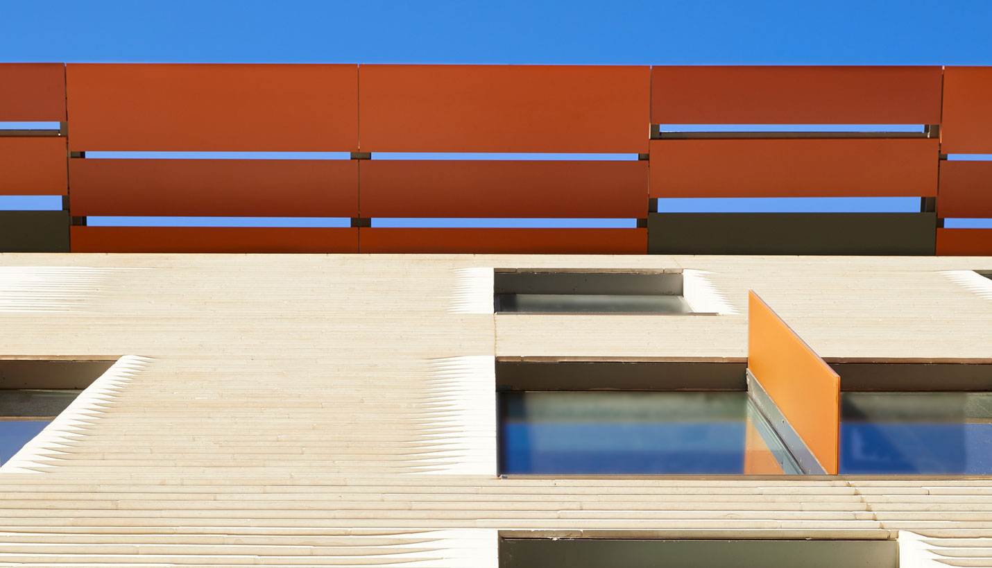 Exterior facade of The Health Learning Building at Dell Medical School at The University of Texas at Austin - © Dror Baldinger, AIA