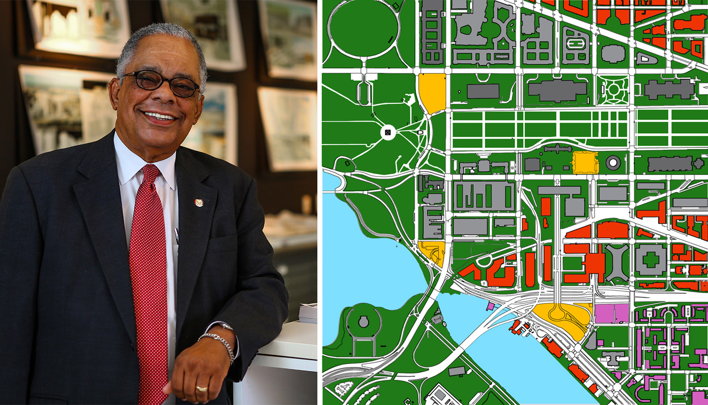 William (Bill) Brown, PE, Hon AIA, FSAME, served as principal-in-charge of the evaluation study to select a site in Washington, D.C. for the National Museum of African American History and Culture. - Page