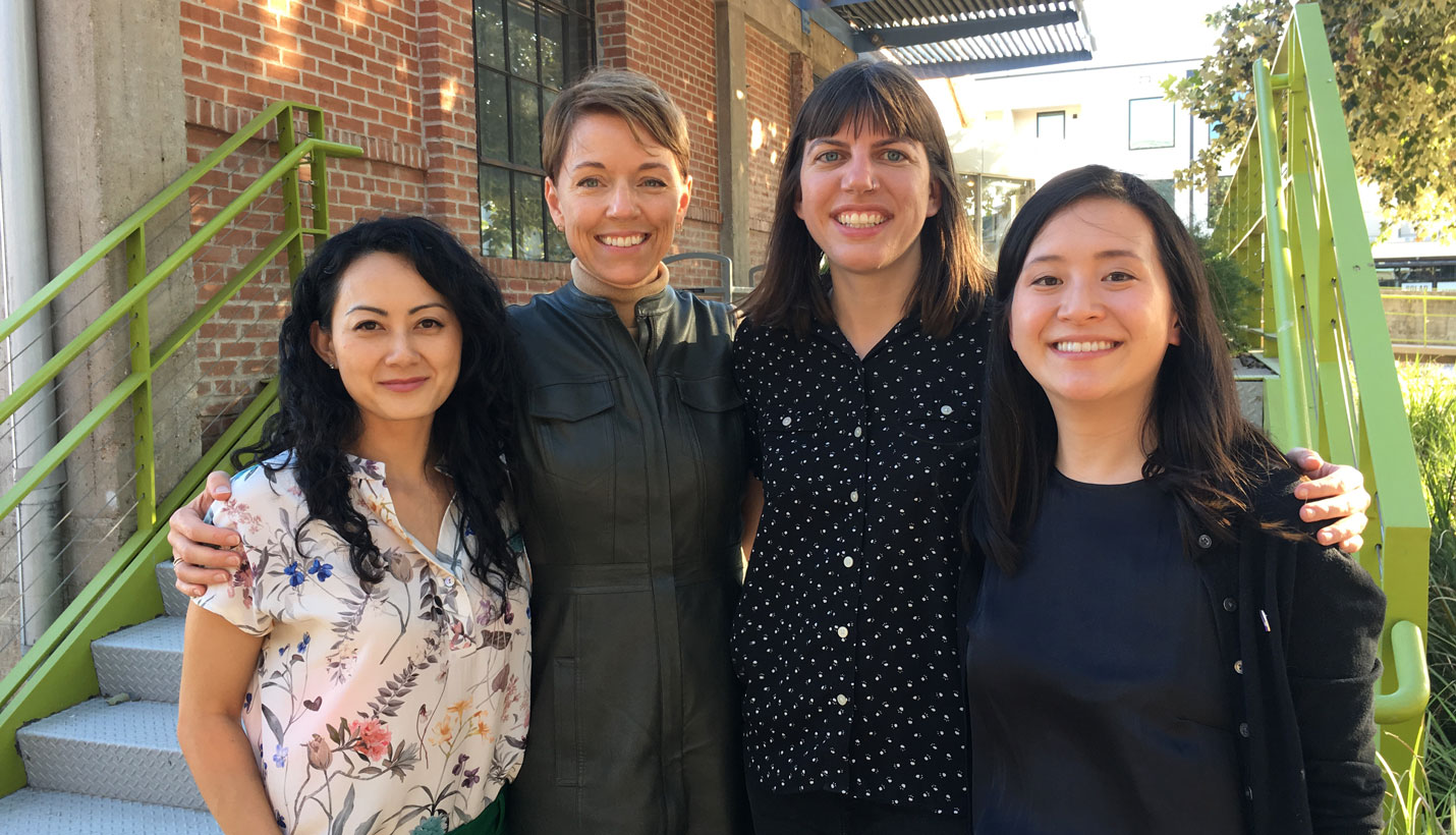 Judy Le (pictured far left) is the leadership consultant who helped Pagers Wendy Dunnam Tita, Shelby Blessing and Diana Su develop the Leadership Collective program. - Atelier Wong Photography