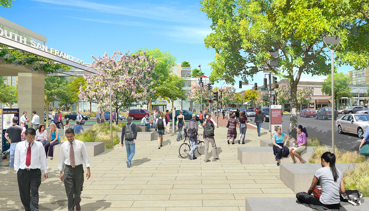 Vision for Downtown South San Francisco Station Area - 