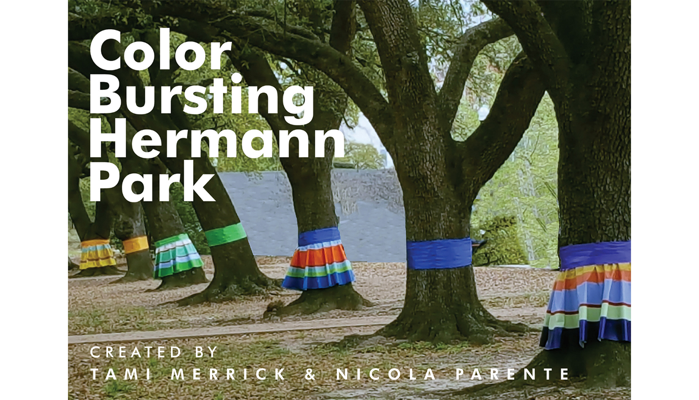 Page Senior Associate Tami Merrick is the co-creator of the public art exhibit "Color Bursting Hermann Park". - Tami Merrick & Nicola Parente