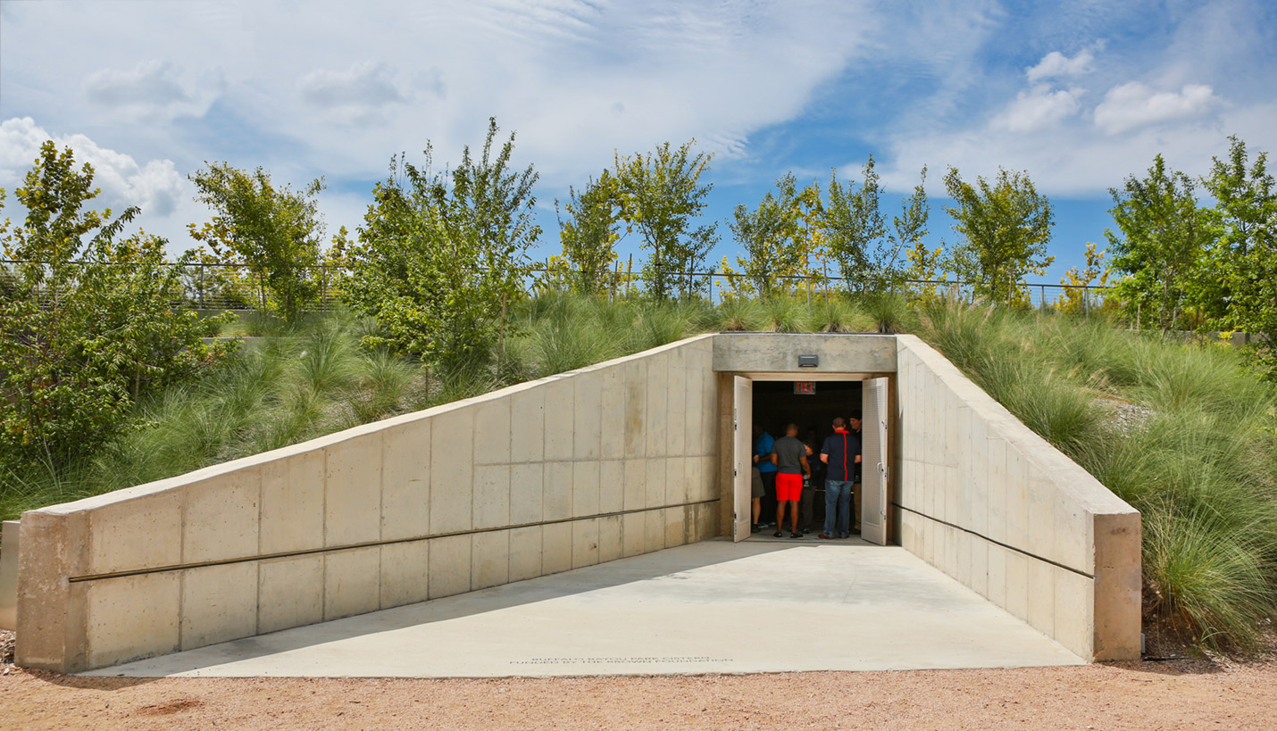 Entrance to The Cistern at Buffalo Bayou Park - Page