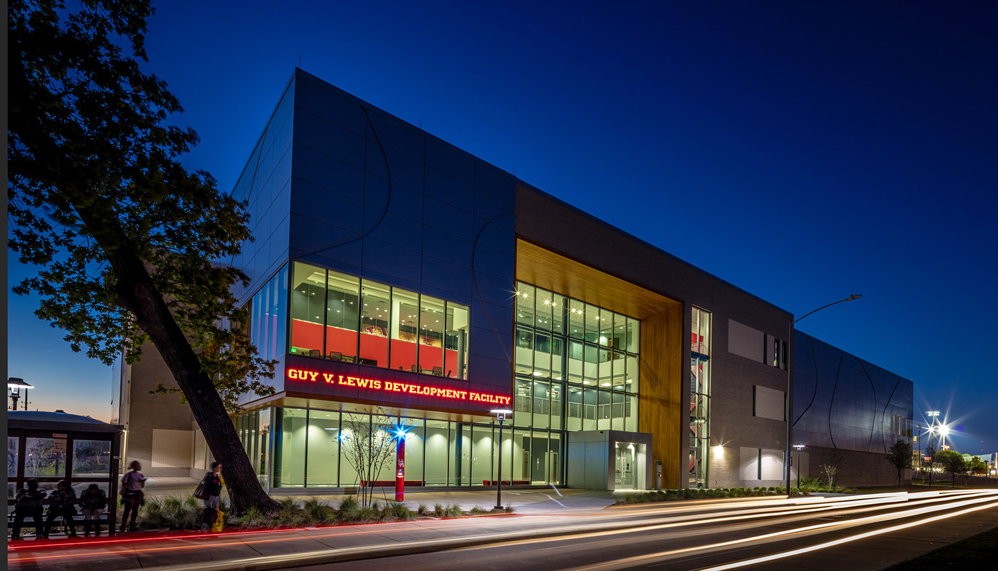 The new Guy V. Lewis Basketball Development Facility at the University of Houston. - © Slyworks Photography