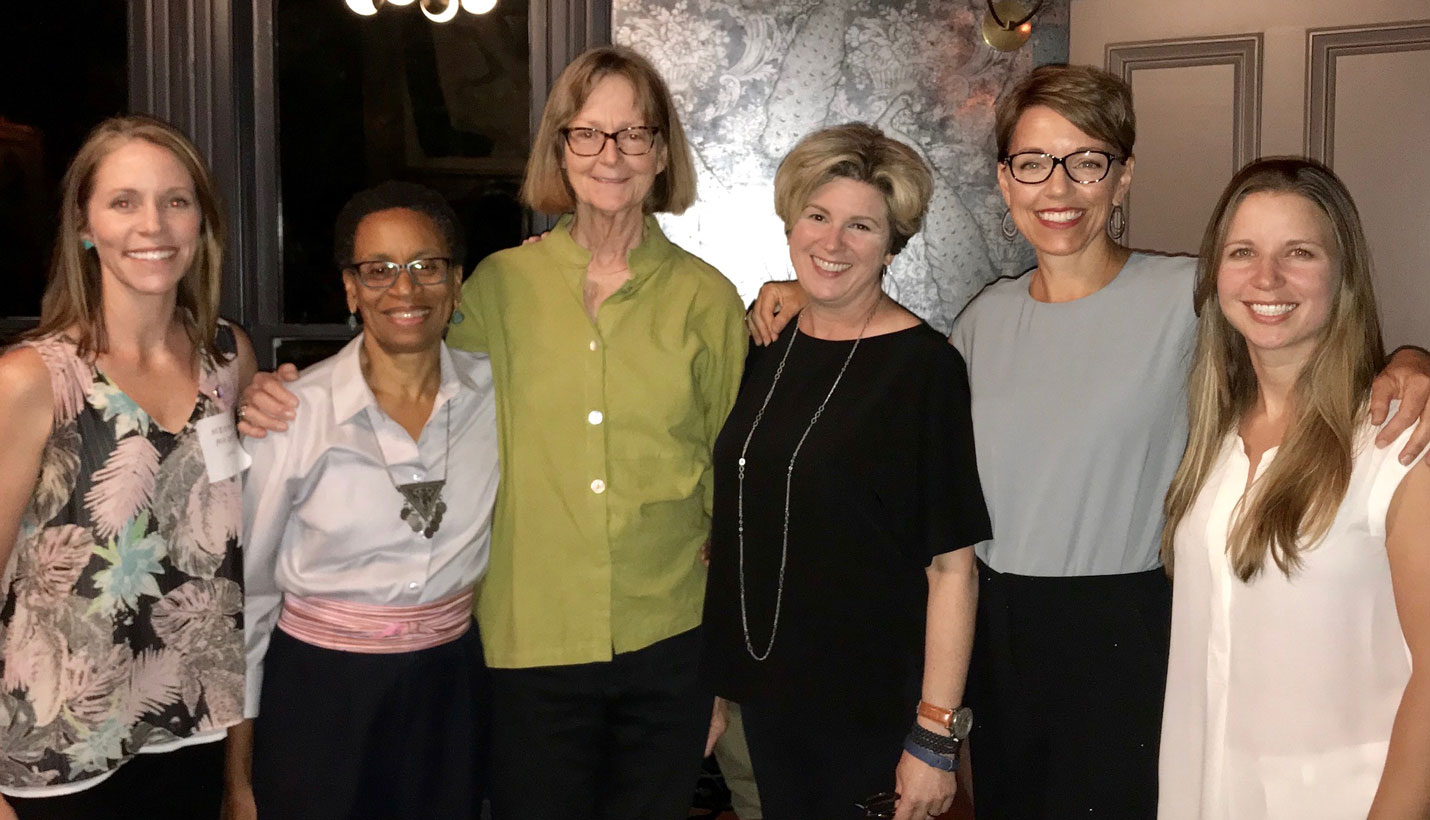 Pictured from left to right: Megan McCoy, Donna Carter, Emily Little, Canan Yetmen, Wendy Dunnam Tita and Maggie McIntosh - 