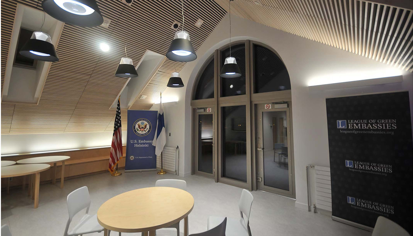 U.S. Embassy - Finland. Interior entry in Innovation Center. - 