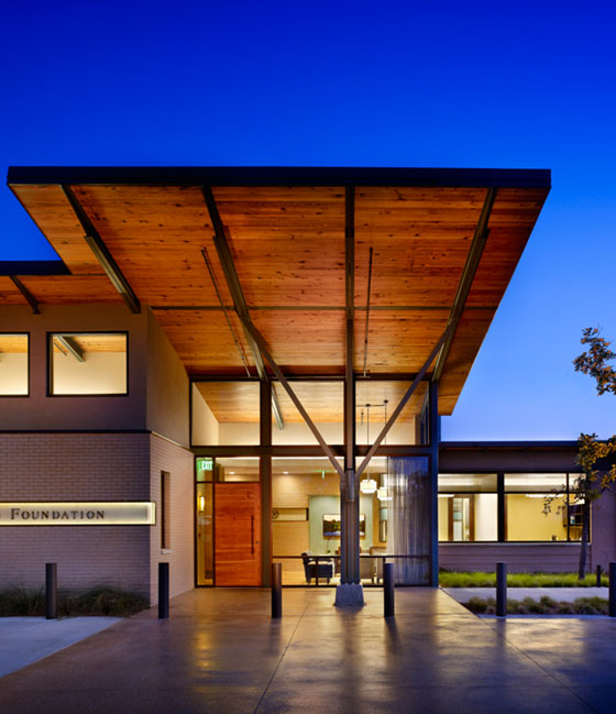 The Greater Texas Foundation headquarters provides a sustainable workspace design that allows employ